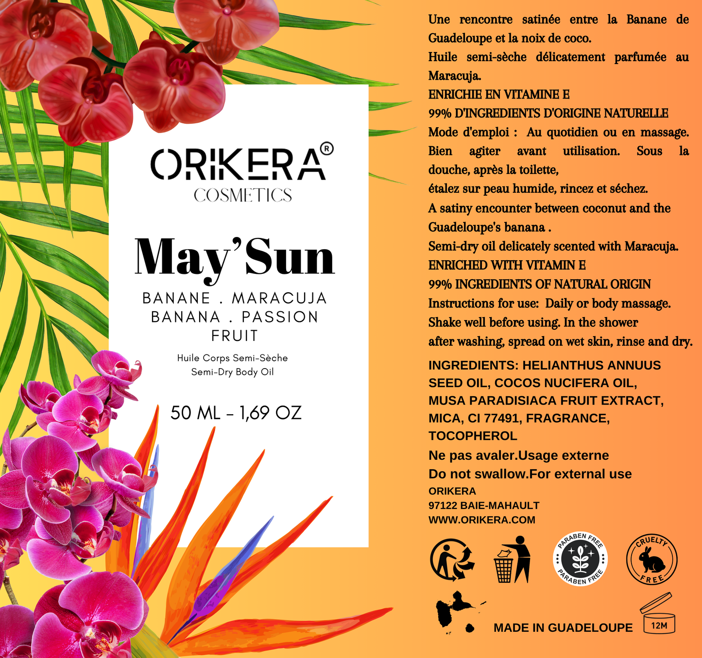 Huile de banane May’Sun